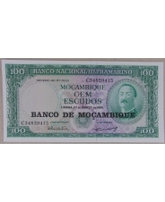 Мозамбик 100 эскудо 1961 UNC арт. 3192-00006 